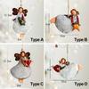 Festival Accessories Drop Ornament Christmas Angel Pendant Hanging Decorations White Dress Girl