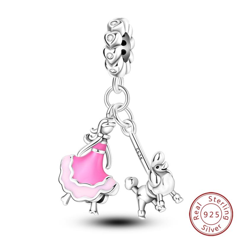 Милая серия «Кошка и собака» Медные шармы «Луна», «Бабочка», «Отпечаток лапы» 3 мм Сделай сам Изготовление изящных ювелирных изделий Подарки