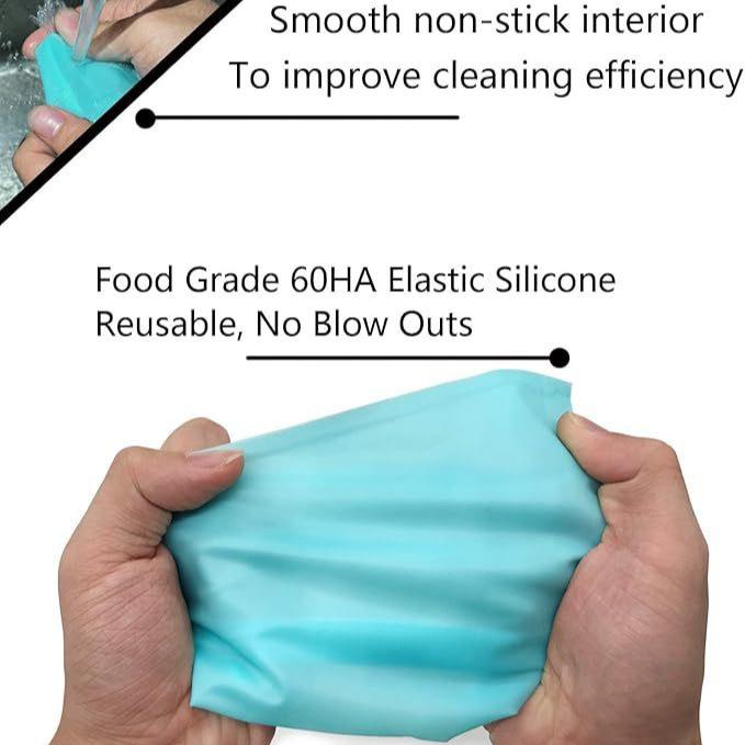 Piping Bags and Tips Set with Silicone Ties and Icing Spatula Baking Tools Kit Cake Decorating Nozzles Converter Home Pastry Cookie Supplies