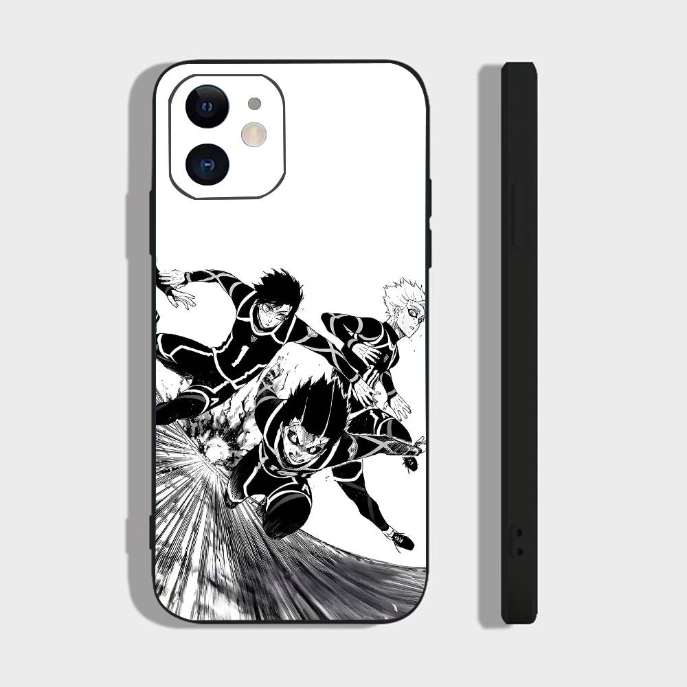 Аниме М-Майкл Кайзер Для IPhone 17 Air 16 15 14 13 12 11 Pro Черный Мягкий Чехол для Телефона