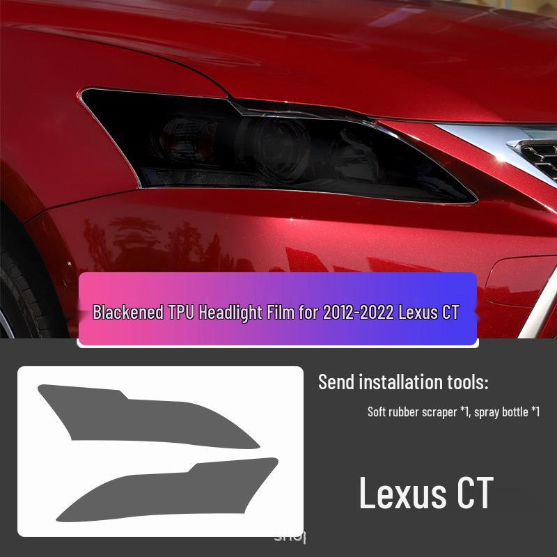 Lexus LX570 Headlight Film – Transparent Smoked Light-Control Protective Film