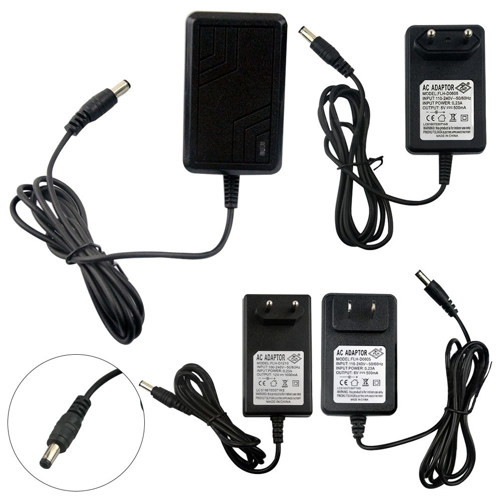 For Car Truck Motorcycle Electric Toys 6V 500mA Power Adapter Stroller Charger FLH-D0605 FLH-D1210