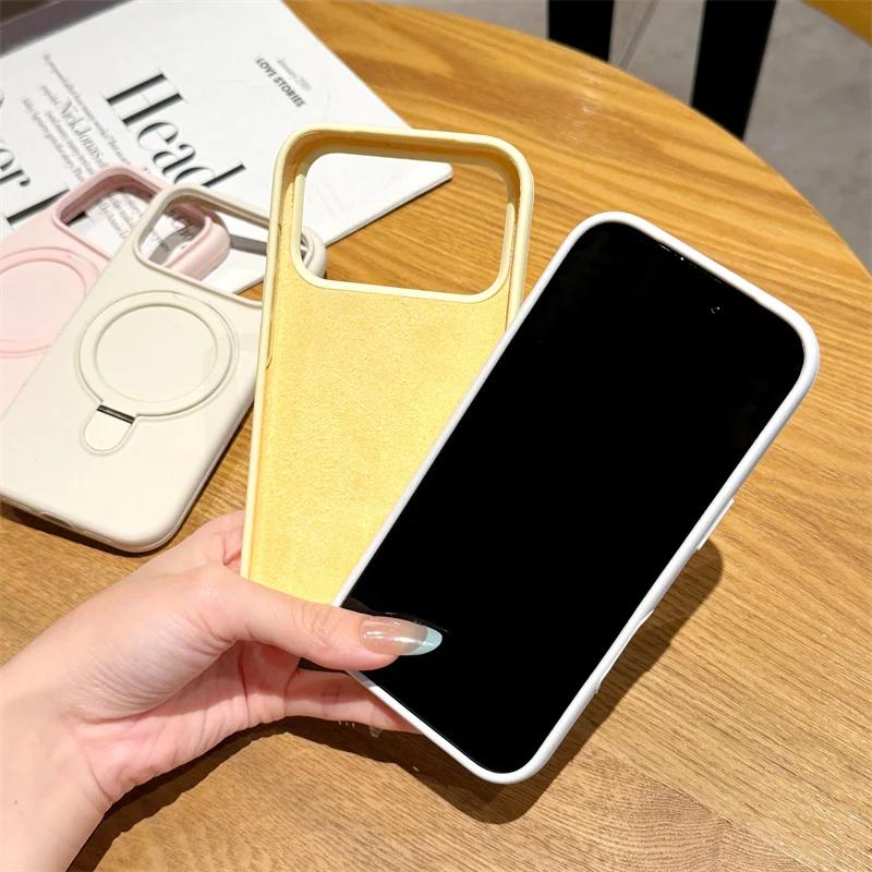 Матовый Невидимый Держатель Для Чехла Телефона Для Для Iphone 17 16 15 13 14 12 11 Pro Max Plus Ударопрочные Чехлы Для Для Iphone 17 Air