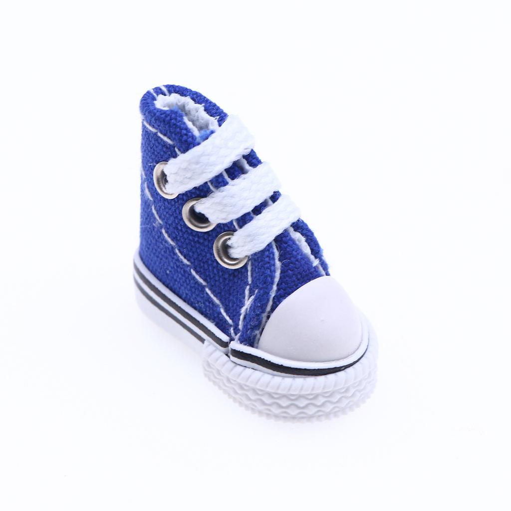 1 пара мини-имитационных повседневных парусиновых туфель для 10 см основной одежды для собак 1:8 Bjd Игрушка Кукла Сменная Одежда Аксессуары