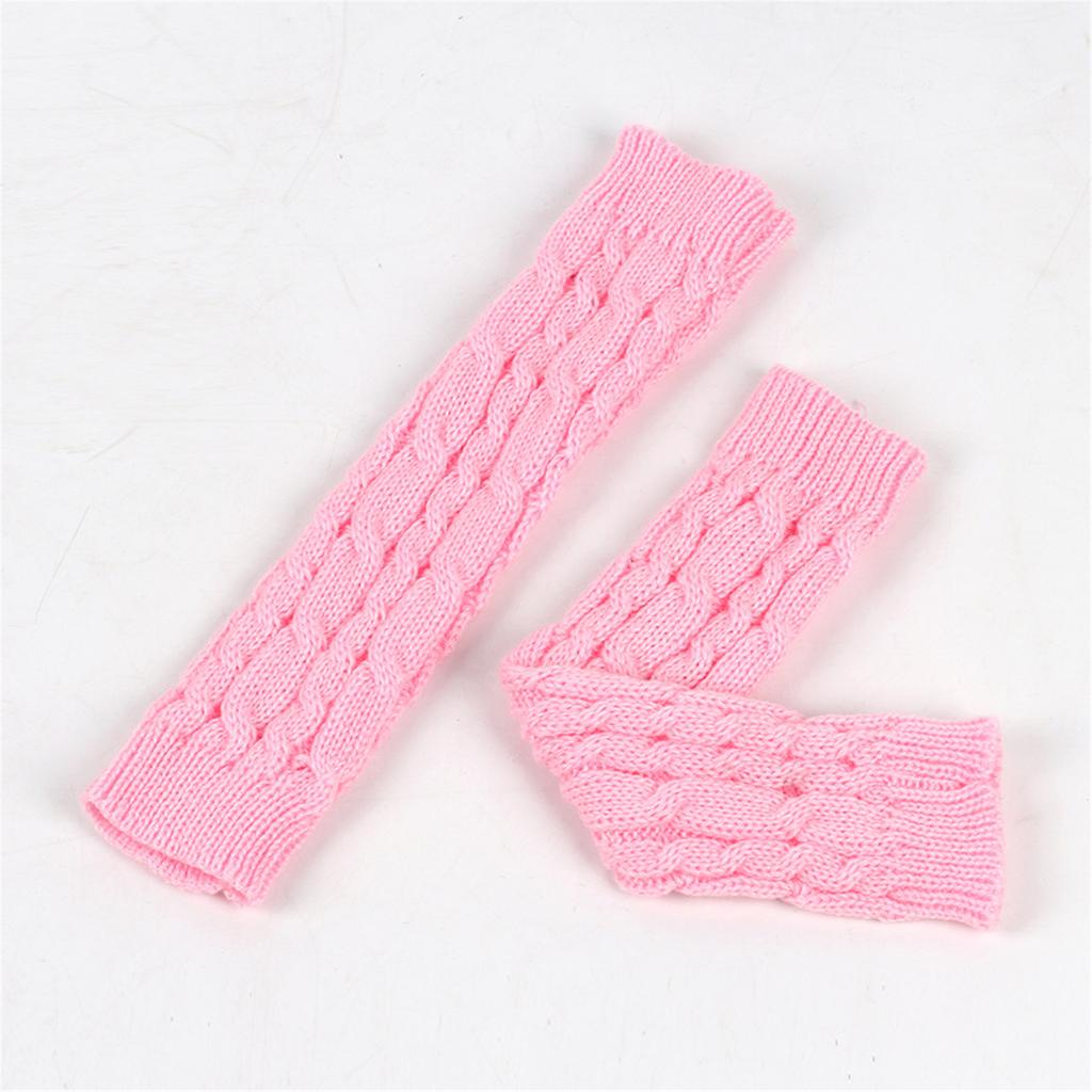1pair Women's Wool Arm Covers Winter Comfortable Oversleeves Knitted Sleeves for Winter Comfort
