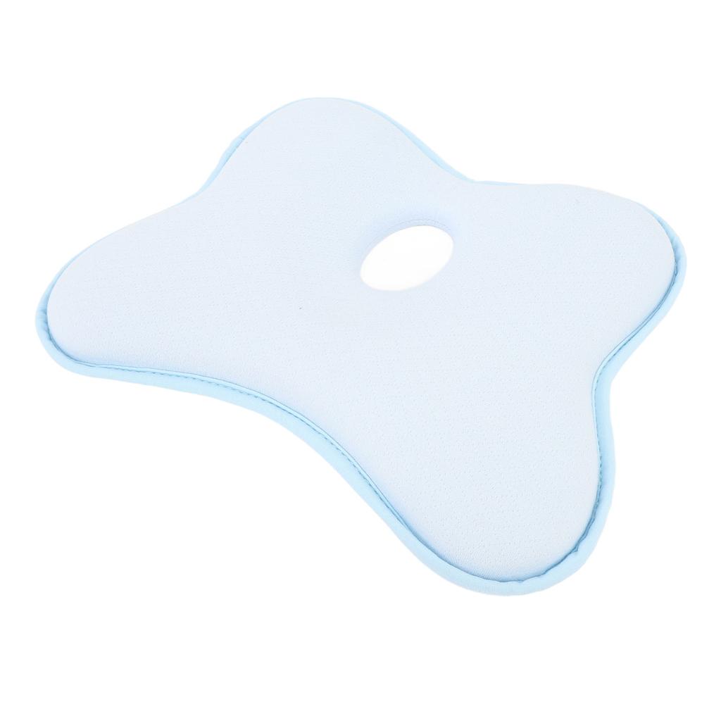 Подушка для младенцев с эффектом памяти, мягкая, с отверстием в центре, эргономичная, для сна младенцев