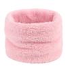 New Solid Color Fleece-lined Cold-proof Plush Neck Warmer for Men and Women, Suitable for Outdoor Cycling, Windproof, Thickened,