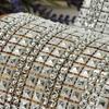 Товары для вечеринки Двухрядный Обертка Украшение стола Сетчатый рулон Свадебная лента Алмазная пирамида