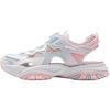Li Ning Kids Sports Lifestyle Series Comfortable Lightweight Non-Slip Wear-Resistant Low-Top Sandals Kids Sandals White Pink YKUV006-4