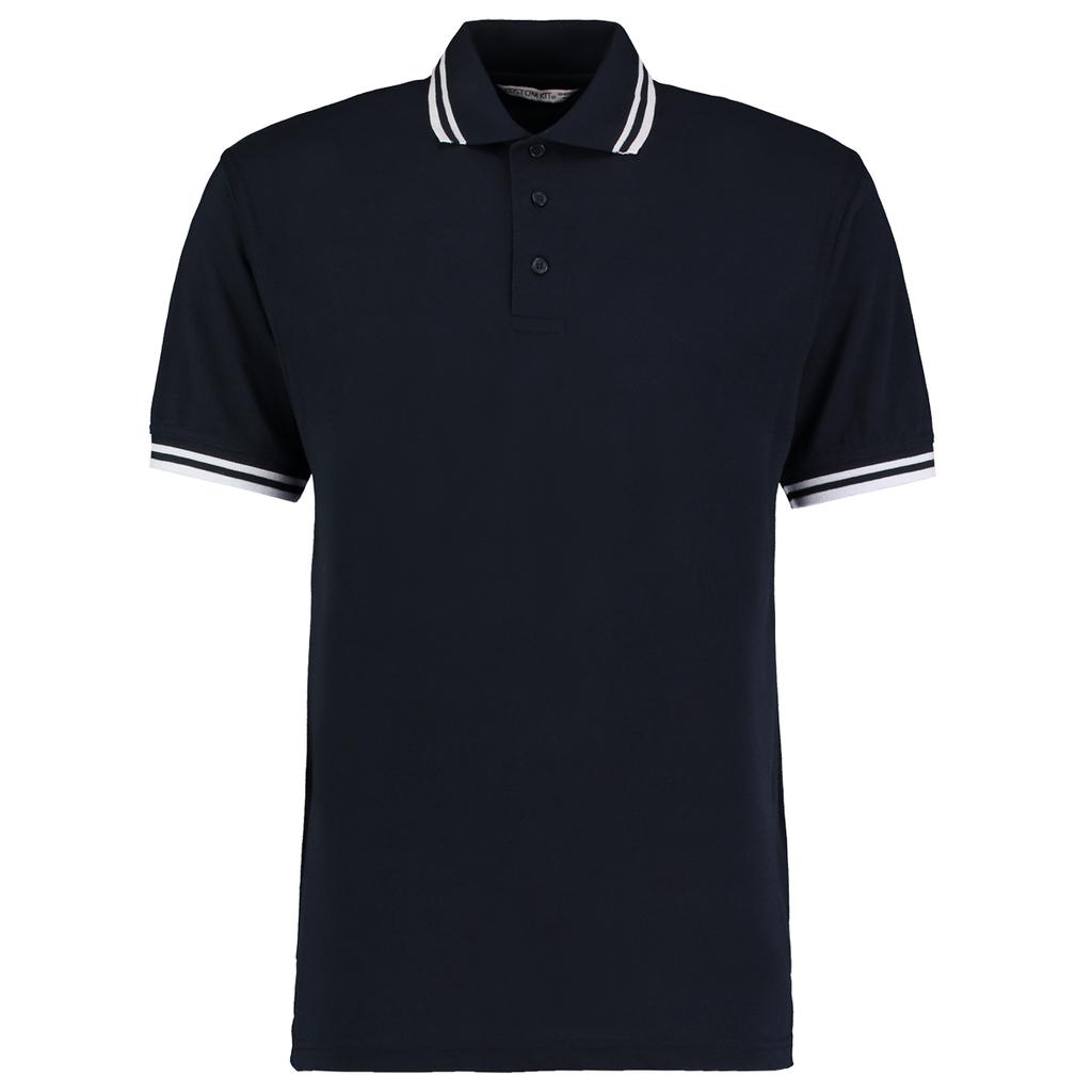 Kustom Kit Mens Tipped Piqué Short Sleeve Polo Shirt