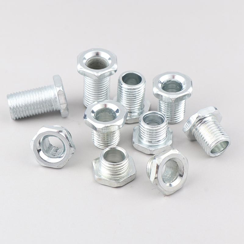 M10 резьбовая трубка с гайкой для ламп полая металлическая трубка винт для отбеливания зубов головка для ремонта осветительного основания соединительные аксессуары