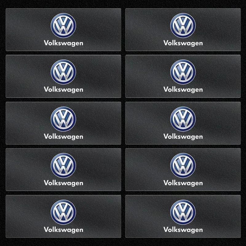 Для VOLKSWAGEN VW 2025 Горячие 1/2/5/10 ШТ Автомобильные Шильдики Декор Салона Авто Логотипы Наклейки Для Volkswagen VW Jetta Polo T4 T5 T6 Sharan