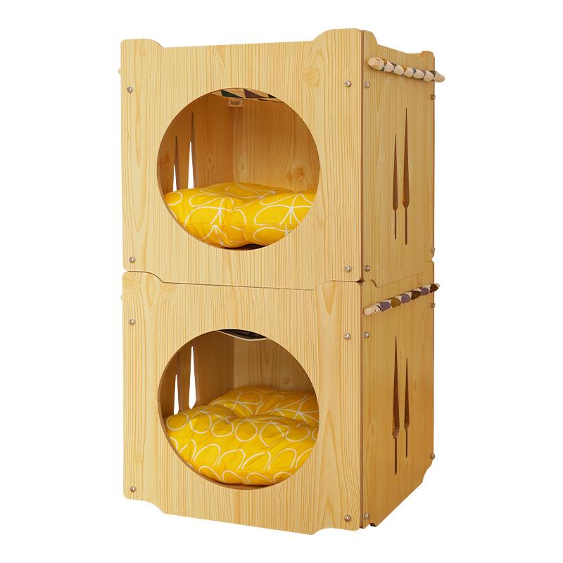 Наполнитель для кошачьего туалета Four Seasons Stackable Cat Bed House Furniture House Pet Supplies Cat Hammock