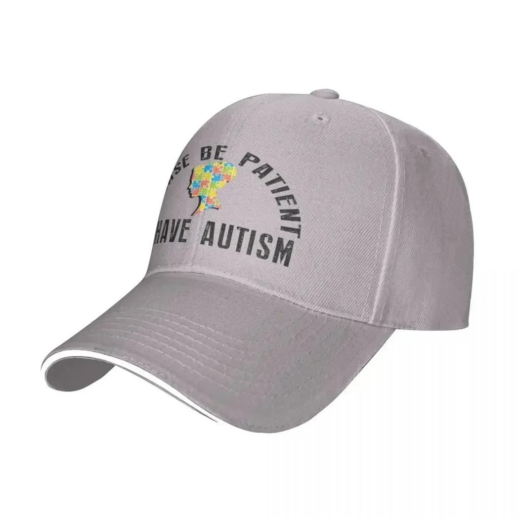 Please Be Patient I Have Autism 1046 Cap Golf Hat Custom Logo Hats For Men Womens Baseball Cap Man Hat Baseball Cap