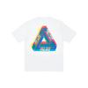 Palace Белые топы унисекс Tri-Ferg Color Blur P19TS336
