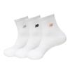 New Balance NB New Balance Small Logo Women S 3 Pack Long Neck Fitness Athletic Socks White Multi Nbgedab211 10