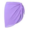 Short Sarongs Chiffon Swimsuit Wrap Sheer Short Skirt Soft Beach Short Cover  Women