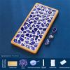 Chinese Style Blue White Porcelain Coaster Material Kit Heat-resistant Cup Mat  Dinning Table