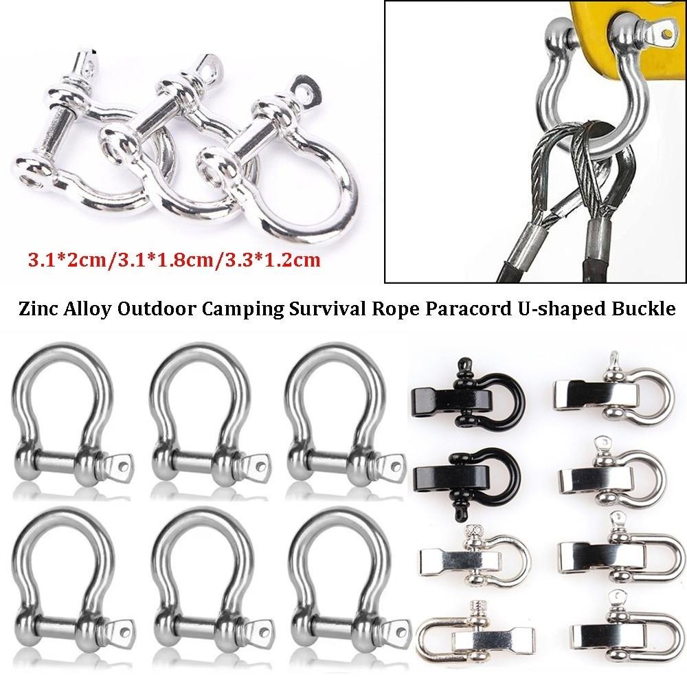 Multistyles Rope Paracord Buckle Survival Bracelets O-Shaped Shackle Outdoor Accessories
