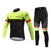 Professional Riding Bicycle Jerseys Cycling Clothing Set Men Long Sleeve Bicycle Clothes Suit