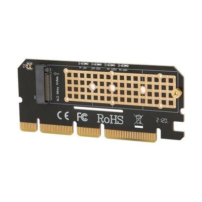 Адаптер M.2 NVME на PCIe X16 - Tbest - Plug and Play - Легкий - Высокоскоростной - Совместим с NVMe