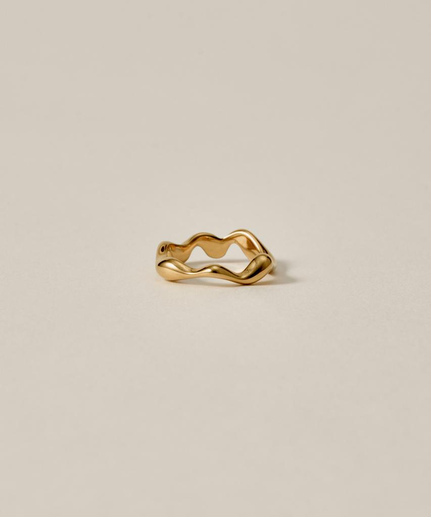 Кольцо-мизинец Novice Tokyo Lava Pinky Ring [Нержавеющая сталь] / Золото
