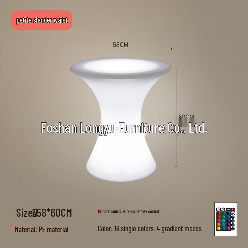 Светодиодные модные тонкие столы и стулья для вечеринок на открытом воздухе и мероприятий в KTV-барах