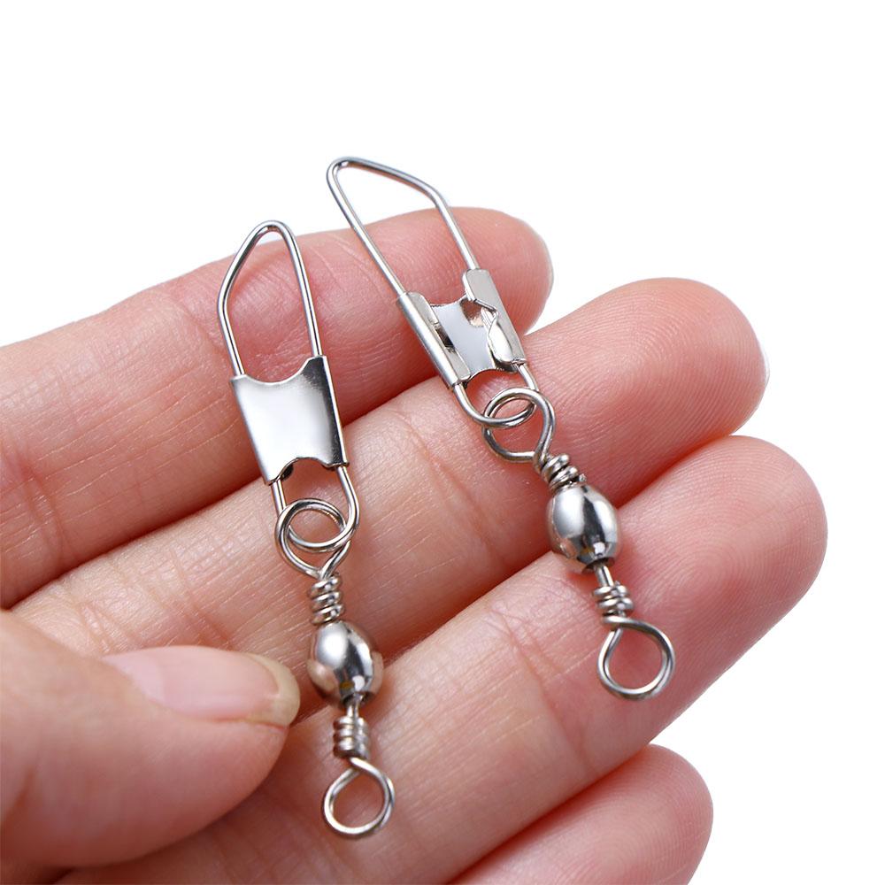 С защелкой Interlock Защелка Interlocking Solid Ring Fishing Connector Metal Connector Fishing Swivels