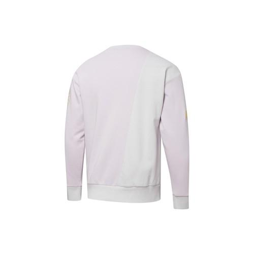 Puma Свитшот с логотипом-буквой в стиле колор-блок, унисекс, фиолетовый