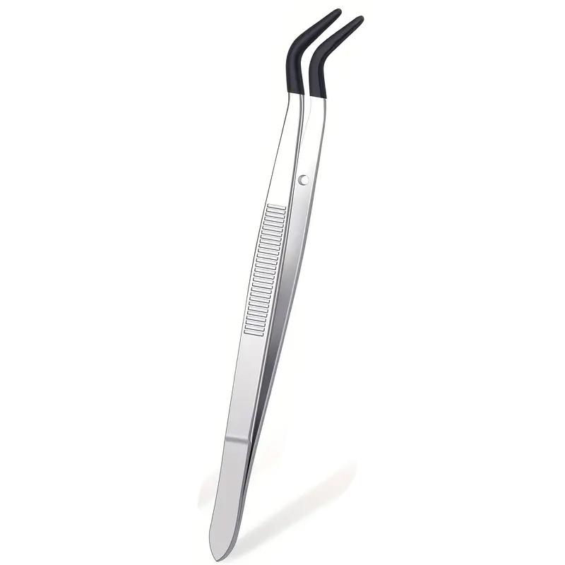 1/2/4 шт. Пинцеты с резиновыми наконечниками Пинцеты с резиновым покрытием из ПВХ и силикона Не оставляющие следов Пинцеты с плоским кончиком и изогнутым кончиком Пинцеты с наконечниками