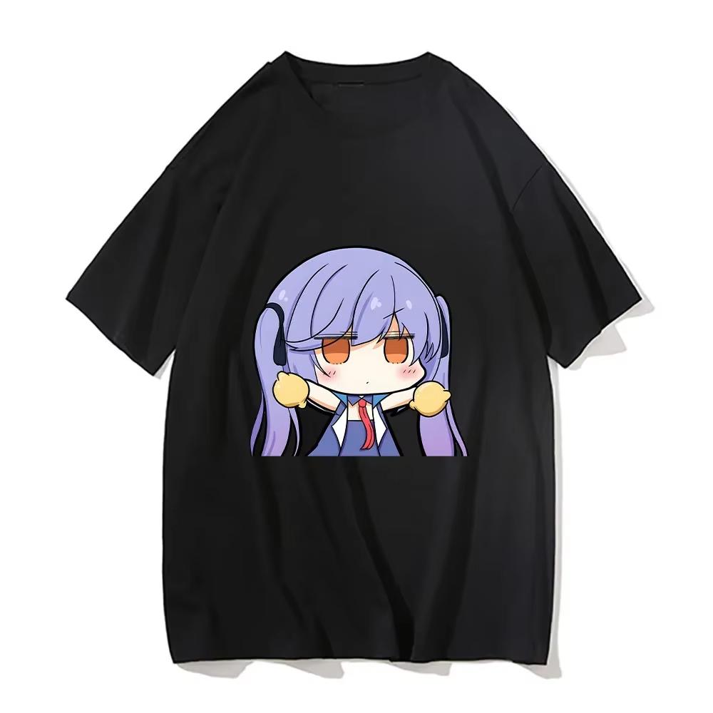 Azur Lane Essex Kawaii Cartoon Graphic Print Tshirt Unisex Harajuku Aesthetic Tops Blouse New Korean Yk Tee Female Clothes