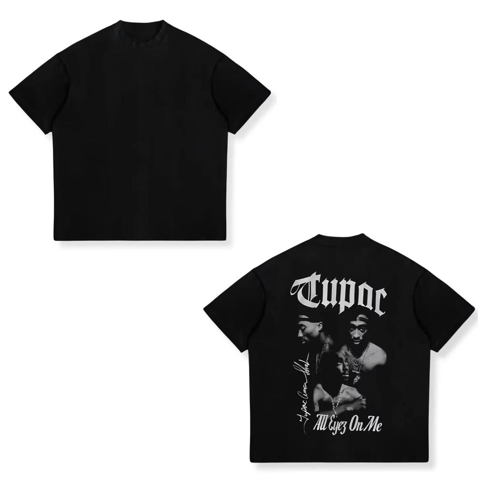 Hot Cotton 2pac Printed Summer Tshirt Rapper Tupac Streetwear Y2k Casual Short Sleeve Tee For Unisex Unisex Kid Tshirts Loose Top