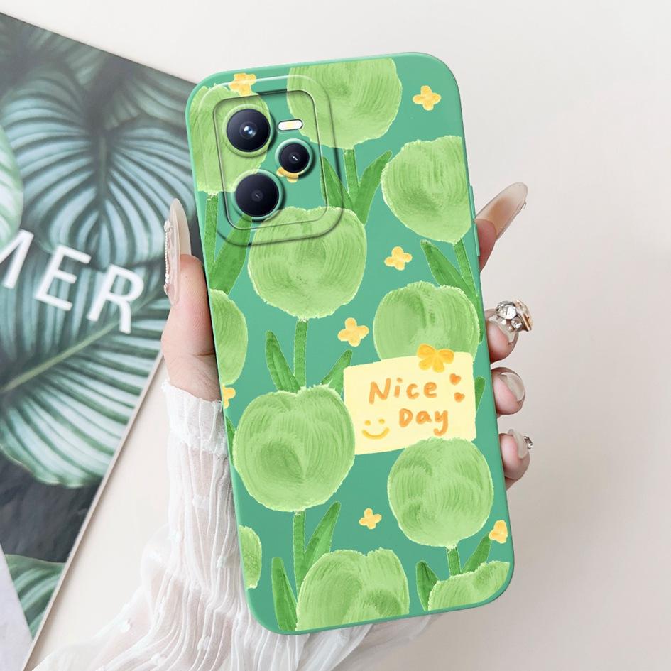 Чехол для Realme C35 Чехол для телефона Realme Narzo 50A Prime Милый мультяшный Защита камеры Мягкий Funda Для Realme Narzo 50A C 35 Coque