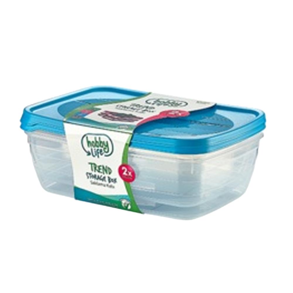 Hobby Life Rectangular Food Storage Box (Pack of 3)