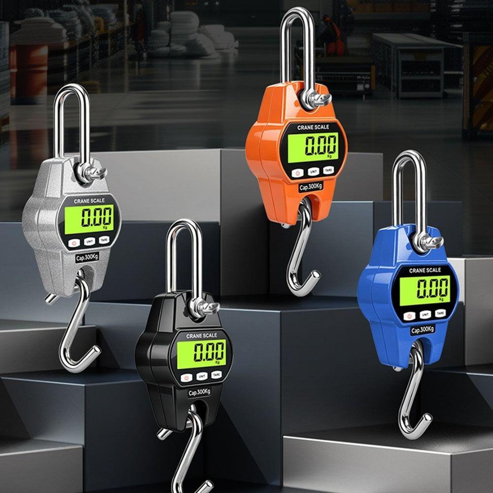 300/500KG Digital Hanging Scale Aluminum Shell Crane Scale Electronic Hook Scale Port