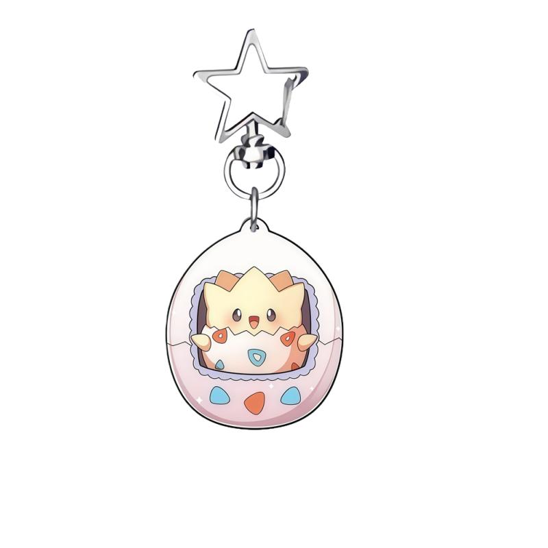 Аниме Мультфильмы Акриловый Брелок для Mew Glaceon Sylveon Togepi Брелок Самодельная Акриловая Пряжка для Ключей Подвеска для Рюкзака Студента