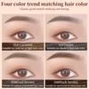 Brow Dye Smooth Natural Three-dimensional Color Wild Brow Brow Pencil Waterproof non-Smudging Eyeliner Quick Dry Long Lasting Makeup for Women