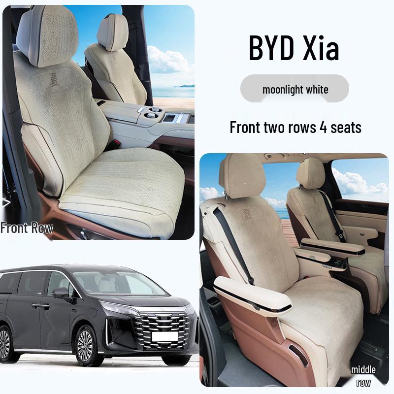 BYD Xia Zuo Cushion Seat Cover: Breathable, Ventilated Suede Mat for All-Season Use in Business Vehicles