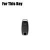 Zinc Alloy Leather Car Key Case Cover With Keychain For Nissan Rogue Pathfinde