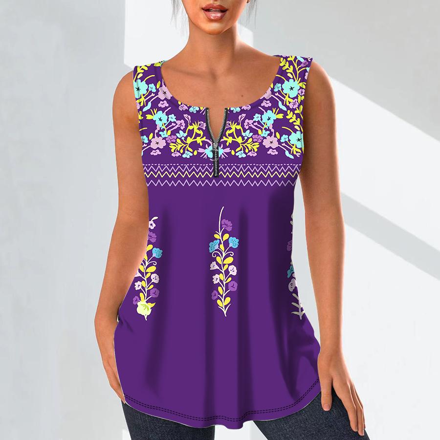 Женские модные рубашки с v-образным вырезом, повседневные топы, футболка, женский жилет с 3D красными цветами и принтом, блузка без рукавов больших размеров, топы на бретелях