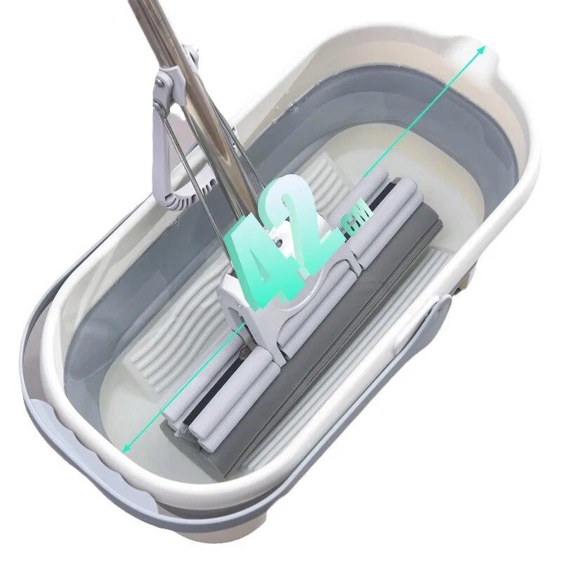 WIKHOSTAR портативное ведро для швабры, складное ведро для кемпинга с ручкой, ведро для рыбалки, компактное складное ведро для умывания