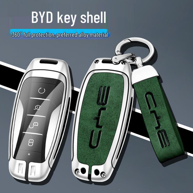 Чехол для ключа автомобиля BYD для моделей Han, Song Pro/Plus, Tang DM, Qin Pro