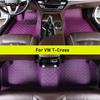 Car Floor Mats For VW TCross T-Cross Auto Carpets Foot Coche Accessorie