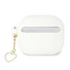 Guess Gua3Lschsh Airpods 3 Cover White/White Silicone Charm Heart Collection