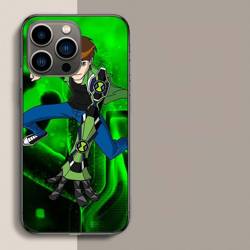 Чехол для телефона Ben Cartoon 10 Для Iphone 17 Air 15 Pro 14 Plus 16 Pro Max 12 13 Mini 11 16E X XS Чехол Милый Fundas