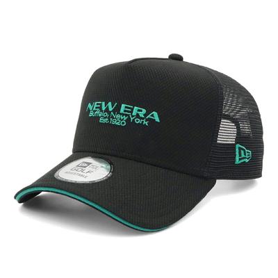 NEW ERA Golf Mesh Cap 9FORTY Diamond Era Black Free GF 940AFTR D ERA SW VISOR BLK 14391371 NER36G6072 A-Frame