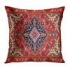 Red Moroccan Ethnic Pattern Petal Short Plush Pillowcase Sofa Cushion Cover Home Decoration Can Be Customized for You 40x40