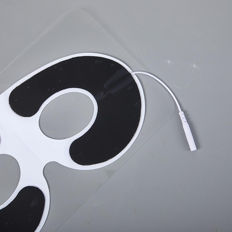 Нетканый самоклеящийся чехол для маски для глаз Ems Tens, электродная накладка для электронного массажера с импульсной терапией и отверстием для штекера