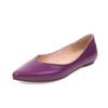 Women's Flat-soled Single Shoes Spring and Summer Pointed Shallow Mouth Large Size Casual Low-top Shoes