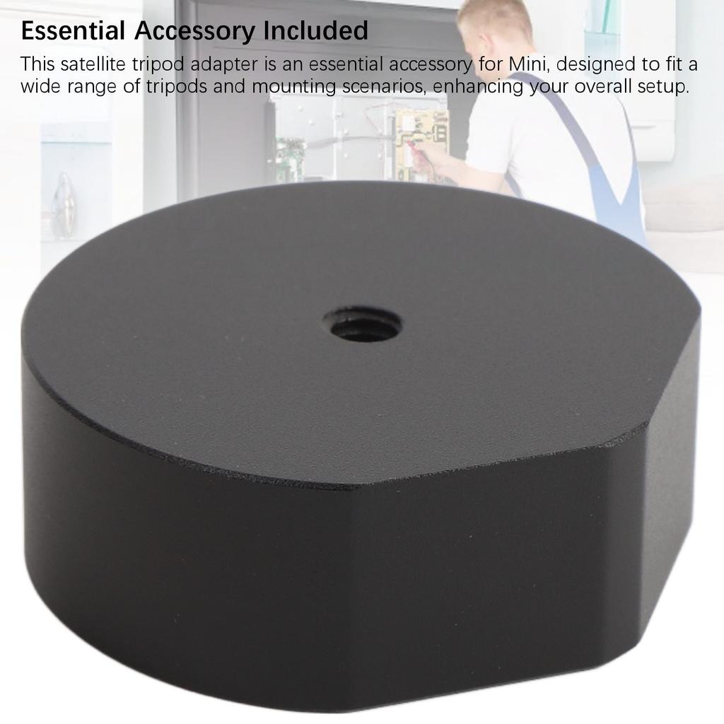 Адаптер-штатив для спутниковой антенны Алюминиевый сплав Универсальный адаптер для крепления штатива с резьбой 1/4 дюйма 20 для мини